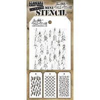 Stampers Anonymous - Tim Holtz - Mini Stencil Set Number 50