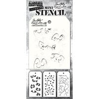 Stampers Anonymous - Tim Holtz - Layering Stencils - Mini Set 56