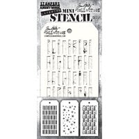Stampers Anonymous - Tim Holtz - Layering Stencils - Mini Set 57