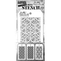 Stampers Anonymous - Tim Holtz - Layering Stencils - Mini Set 60