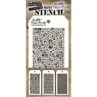 Stampers Anonymous - Tim Holtz - Layering Stencil - Mini Stencil Set 46
