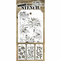 Stampers Anonymous - Tim Holtz - Layering Stencils - Mini Set 19