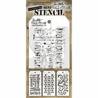Stampers Anonymous - Tim Holtz - Layering Stencils - Mini Set 23