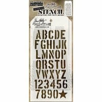 Stampers Anonymous - Tim Holtz - Layering Stencil - Crate