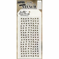 Stampers Anonymous - Tim Holtz - Layering Stencil - Stitched