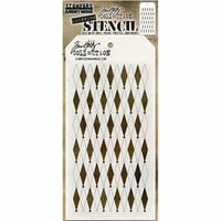 Stampers Anonymous - Tim Holtz - Layering Stencil - Shifter Diamonds