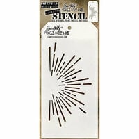 Stampers Anonymous - Tim Holtz - Christmas - Layering Stencil - Burst