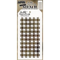 Stampers Anonymous - Tim Holtz - Christmas - Layering Stencil - Gingham