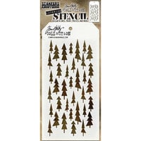 Stampers Anonymous - Tim Holtz - Christmas - Layering Stencil - Tree Lot