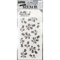 Stampers Anonymous -Tim Holtz - Christmas - Layering Stencils - Hollyberry