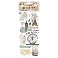 Stamperia - Around The World Collection - Rub-On Transfers - World Monuments