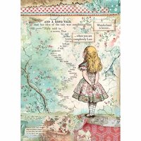 Stamperia - Alice Forever Collection - A4 Rice Paper - Alice