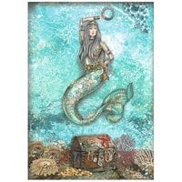 Stamperia - Songs Of The Sea Collection - A4 Rice Paper - Mermaid