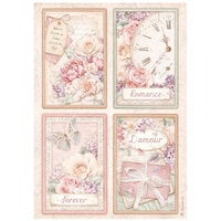 Stamperia - Romance Forever Collection - A4 Rice Paper - Cards