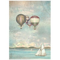 Stamperia - Sea Land Collection - A4 Rice Paper - Balloons