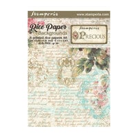 Stamperia - Precious Collection - A6 Rice Paper - Backgrounds - 8 Pack