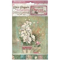 Stamperia - Orchids And Cats Collection - A6 Rice Paper - Backgrounds