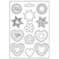 Stamperia - Blue Land Collection - Moulds - Blue Land Stars and Hearts