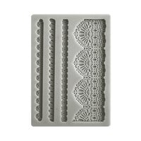 Stamperia - Sunflower Art Collection - Silicon Mould - Laces and Borders