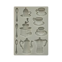 Stamperia - Coffee And Chocolate Collection - Silicon Mould - Cups