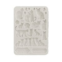 Stamperia - Orchids And Cats Collection - Moulds - Cats