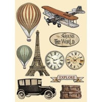 Stamperia - Around The World Collection - Colored Wooden Embellishments