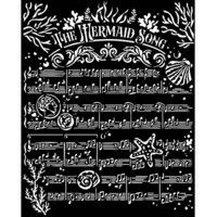 Stamperia - Songs Of The Sea Collection - Stencils - The Mermaid Song