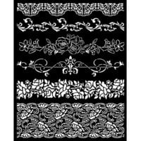 Stamperia - Romance Forever Collection - Stencils - Borders