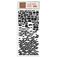 Stamperia - Welcome Home Collection - Create Happiness - Media Stencils - Bricks