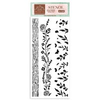 Stamperia - Welcome Home Collection - Create Happiness - Media Stencils - Nature