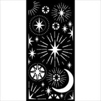 Stamperia - Media Stencils - Christmas Stars And Moon