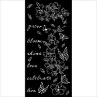 Stamperia - Secret Diary Collection - Stencils - Flowers and Butterfly