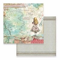 Stamperia - Alice Forever Collection - 12 x 12 Double Sided Paper - Alice