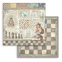 Stamperia - Alice Forever Collection - 12 x 12 Double Sided Paper - Queen Alice