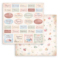 Stamperia - Create Happiness Oh La La Collection - 12 x 12 Double Sided Paper - Labels