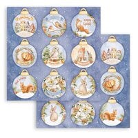 Stamperia - Winter Valley Collection - 12 x 12 Double Sided Paper - Balls