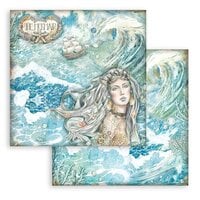 Stamperia - Songs Of The Sea Collection - 12 x 12 Double Sided Paper - Mermaid