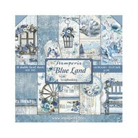 Stamperia - Blue Land Collection - 12 x 12 Paper Pad