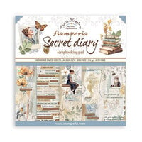Stamperia - Secret Diary Collection - 8 x 8 Paper Pad