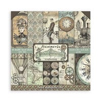 Stamperia - Voyages Fantastiques Collection - 8 x 8 Paper Pad
