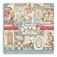 Stamperia - Alice Forever Collection - 8 x 8 Paper Pad - Alice Through The Looking Glass