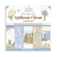 Stamperia - Welcome Home Collection - Create Happiness - 8 x 8 Paper Pad