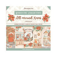 Stamperia - All Around Christmas Collection - 8 x 8 Paper Pad