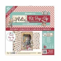 Stamperia - Alice Forever Collection - Pop Up Card Kit - Alice In Wonderland