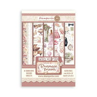 Stamperia - Romance Forever Collection - Washi Pad - 8 Sheets