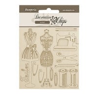 Stamperia - Brocante Antiques Collection - Decorative Chips - Mannequin