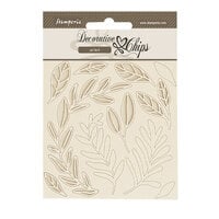 Stamperia - Secret Diary Collection - Decorative Chips - Leaves Pattern