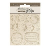 Stamperia - Secret Diary Collection - Decorative Chips - Moon