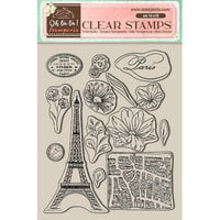 Stamperia - Create Happiness Oh La La Collection - Clear Acrylic Stamps - Tour Eiffel