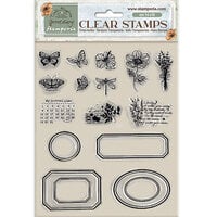 Stamperia - Secret Diary Collection - Clear Acrylic Stamps - Labels